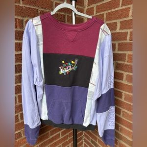 Upcycled Handmade Nike/Champion Patchwork Crewneck